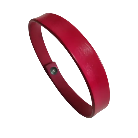 Jednoduchý ručně barvený choker růžový. Cena 600 Kč